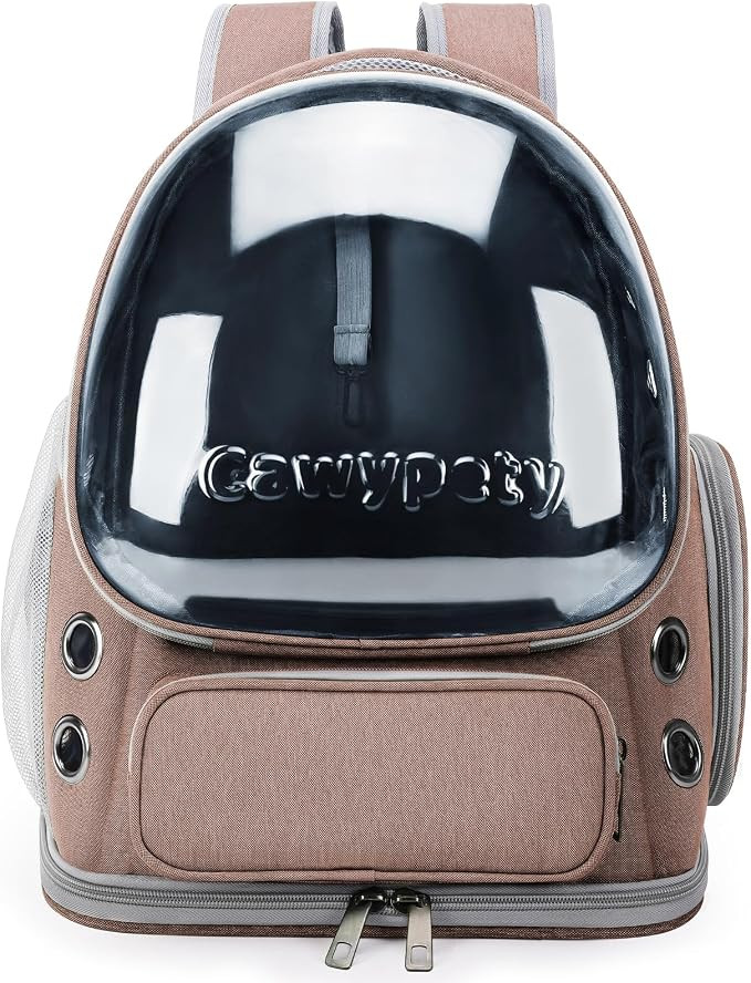 Cat Backpack Carrier, Breathable Cat Carrier Large Space Bubble Pet Backpack for Kitty Small Dog ... | Amazon (US)