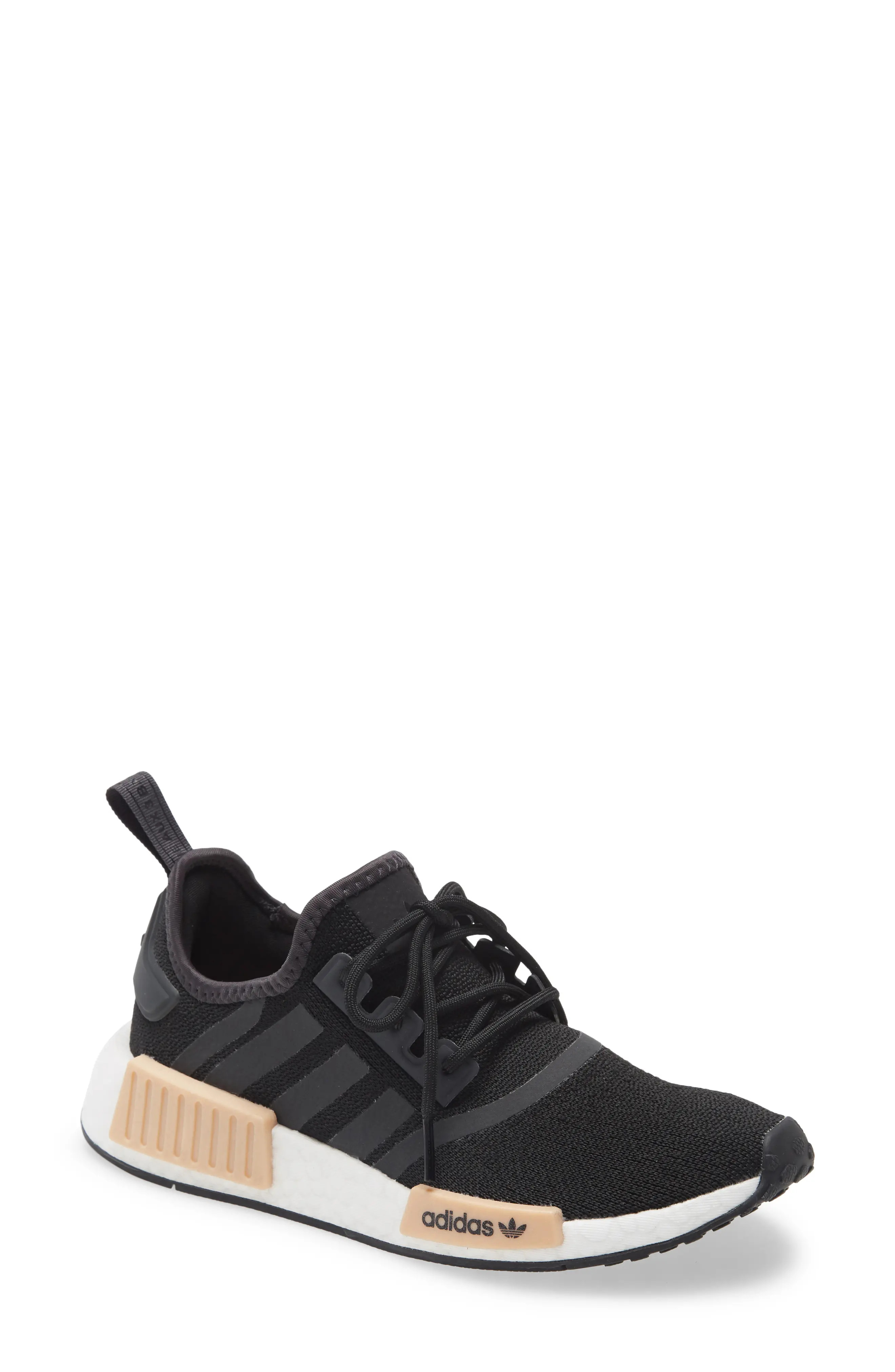 adidas NMD R1 Sneaker in Core Black/Carbon/White at Nordstrom, Size 9.5 | Nordstrom