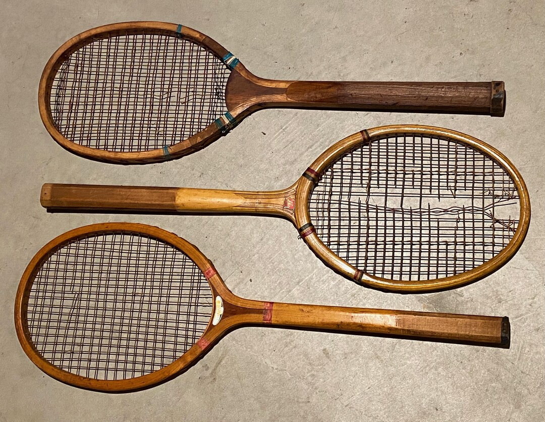 LOT 3 Antique 1920 Tennis Rackets: Man Cave Special - Etsy | Etsy (US)