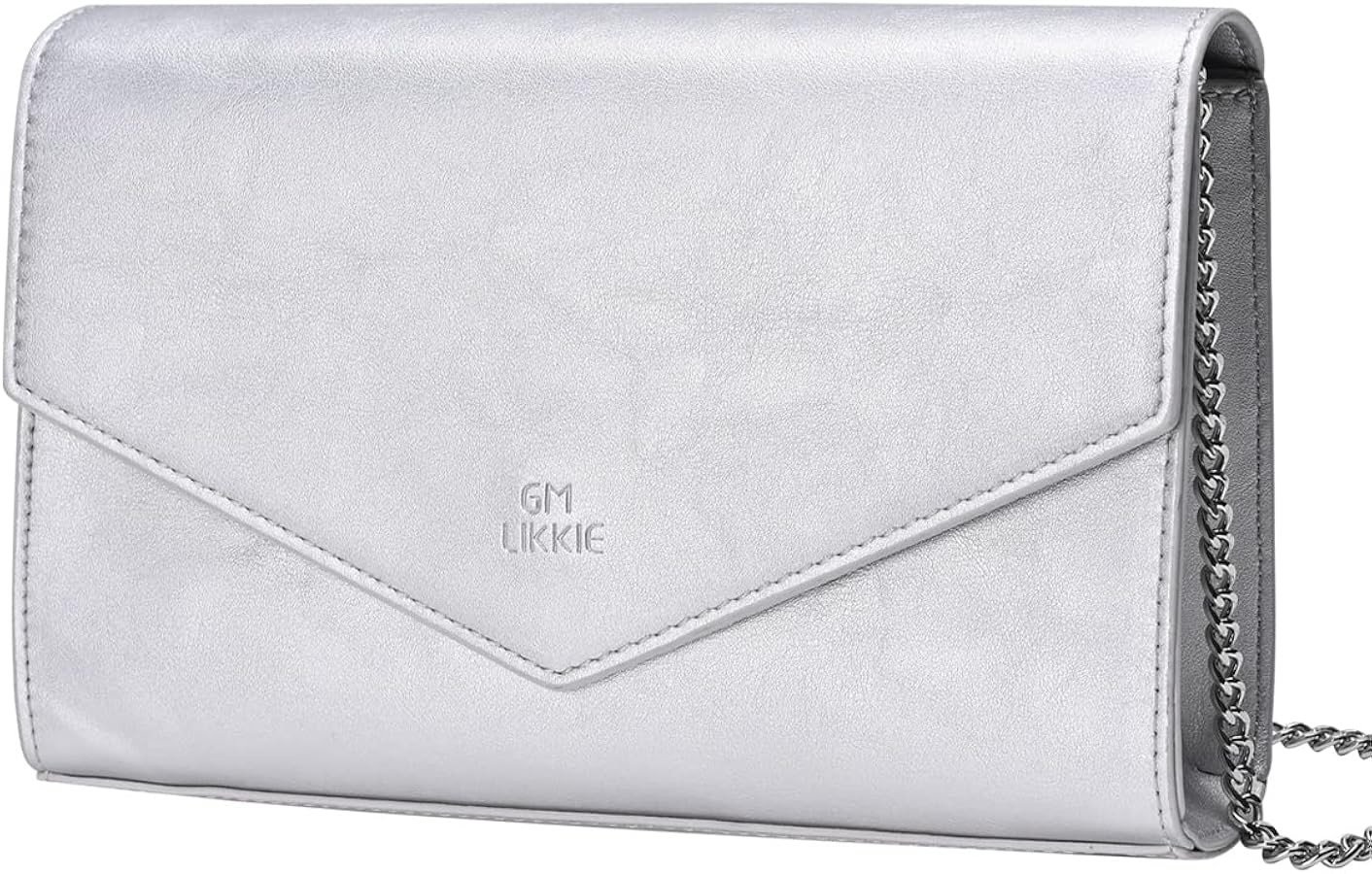 GM LIKKIE Clutch Purse for Women, Evening Envelope Clutch Bag, Crossbody Foldover PU Leather Shou... | Amazon (US)