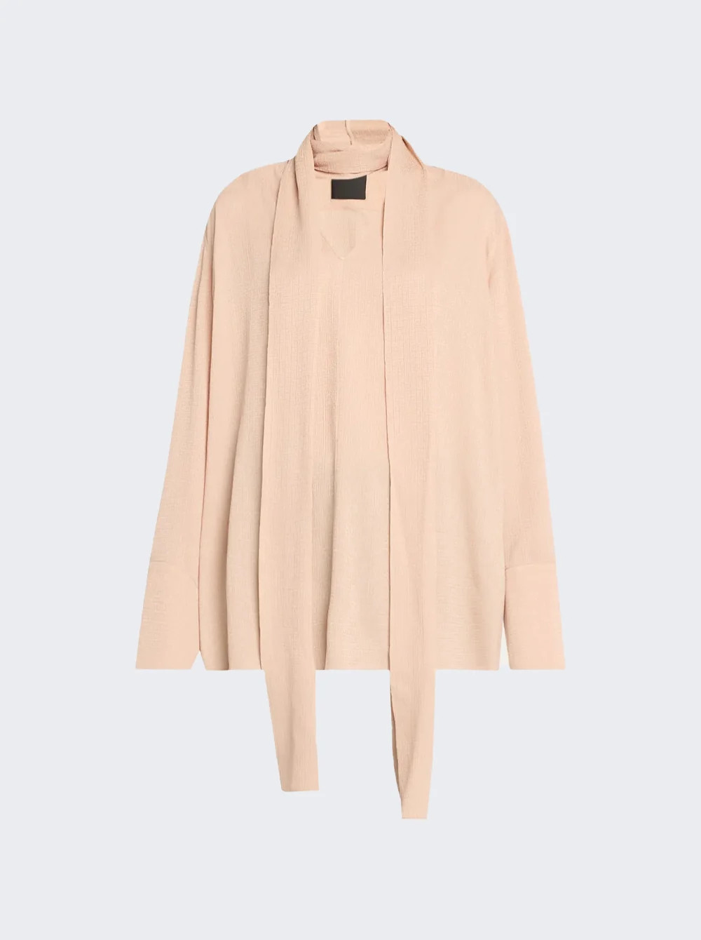 Lavalliere Blouse Beige Pink | The Webster