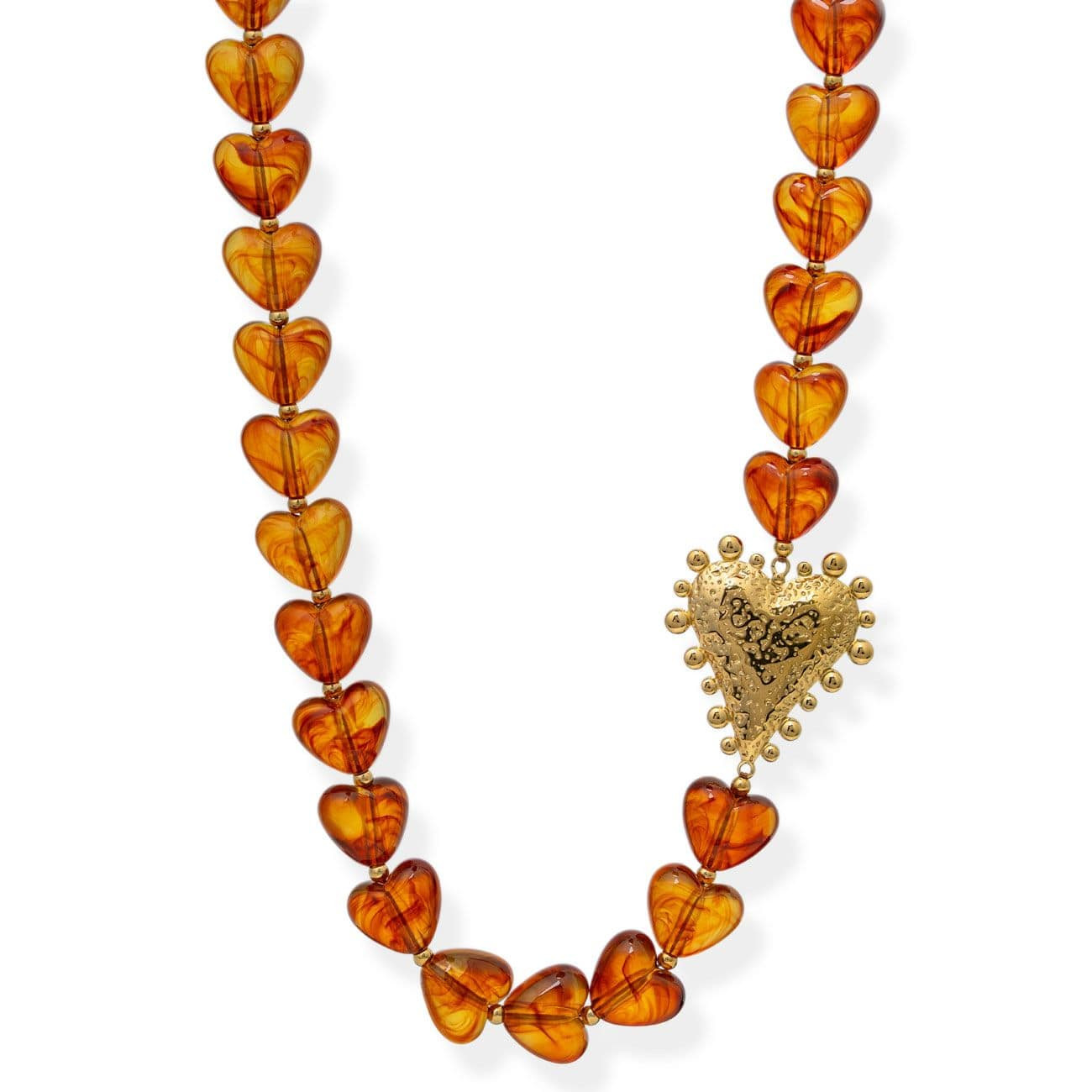 Amber Heart Necklace | BRACHA