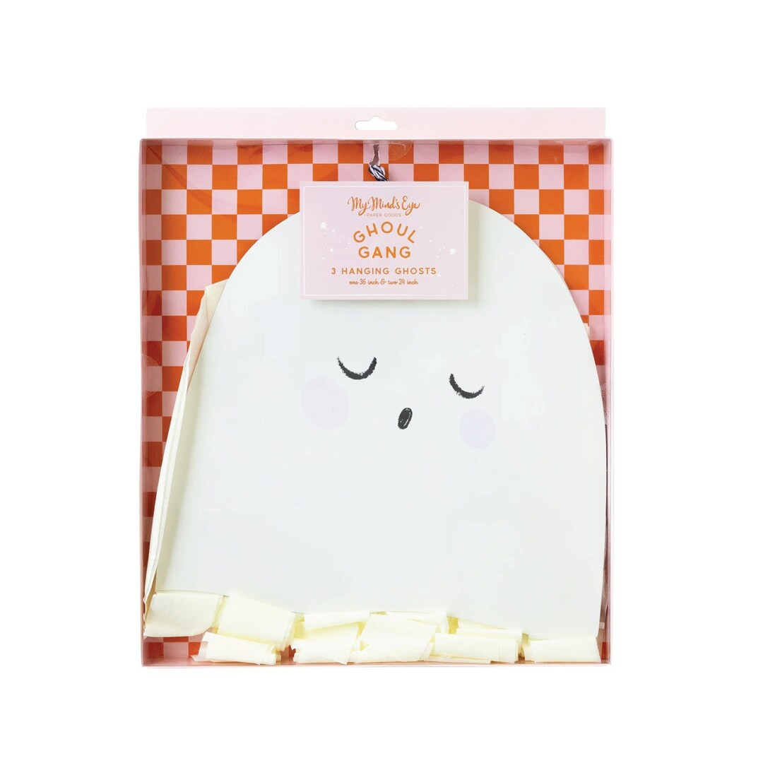 Ghost Hanging Halloween Decorations 3ct Spooky Cute - Etsy | Etsy (US)