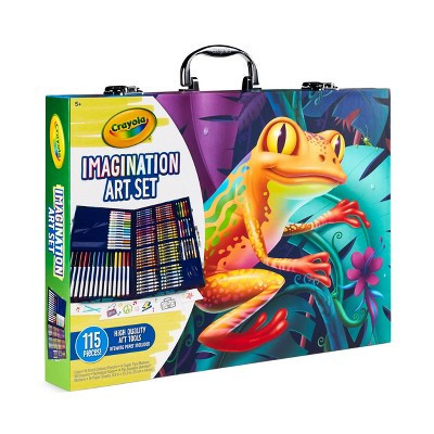 Crayola 115pc Imagination Art Set with Case: Drawing & Coloring Kit for Creative Thinking, Includes Crayons & More | Target