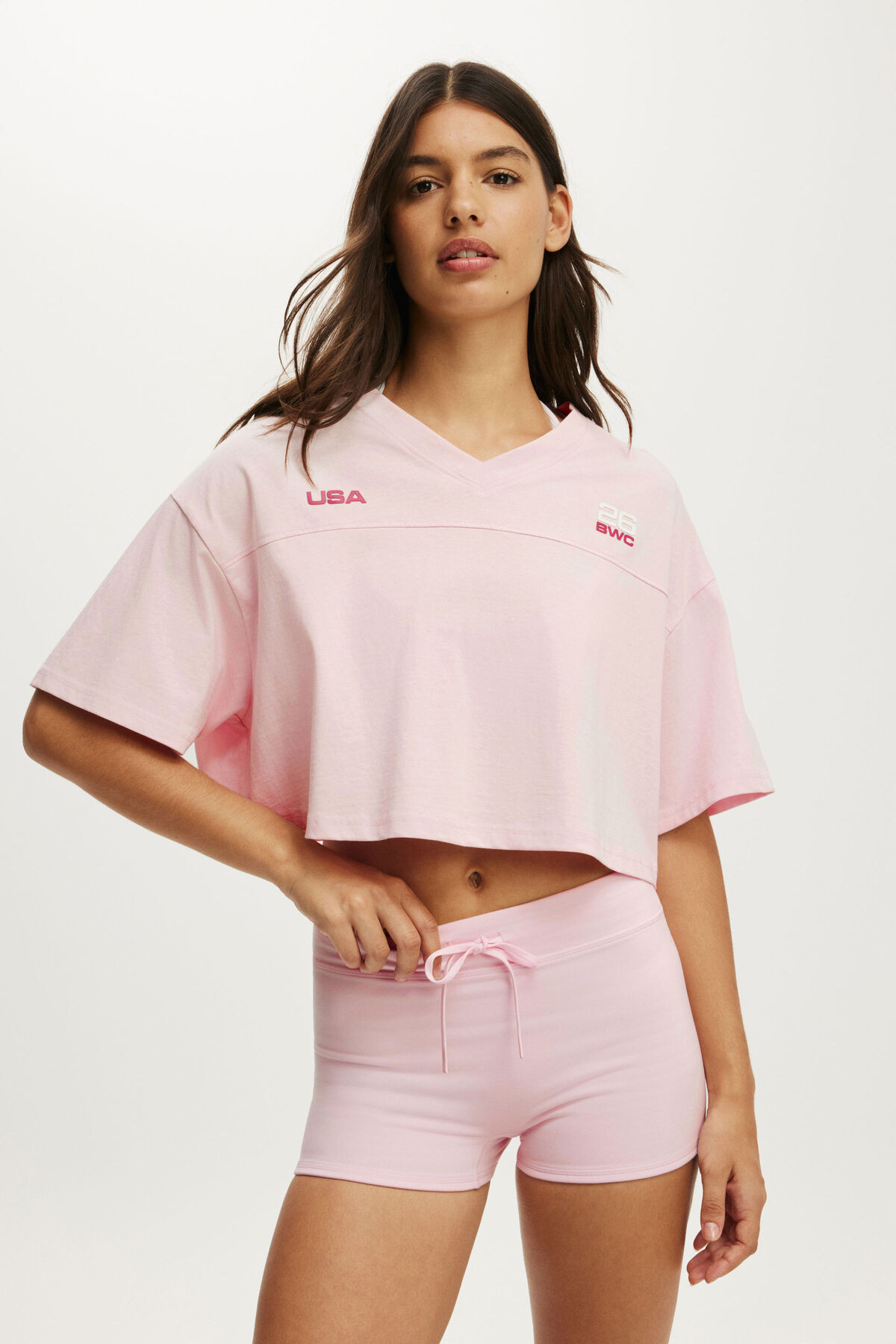 Cropped Graphic Sporty Tee | Cotton On (US)