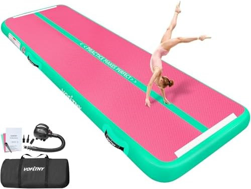 VOFiTNY All Purpose Gymnastics Mat 6.6/10/13/16/20 ft Sturdy Inflatable Tumble Track for Home/Gym | Amazon (US)