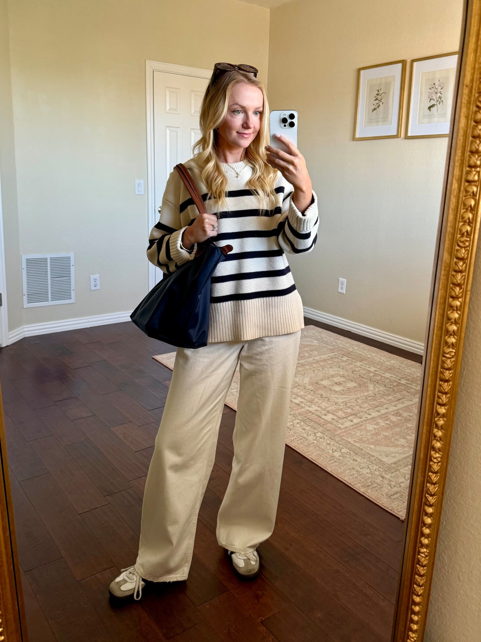 Casual spring outfit! Sweater is old, linked similar. Wearing a 25S in jeans; they run large! 

#LTKSpringSale #LTKootd #LTKSeasonal