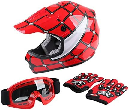 Red Spider Helmet With Goggles And Gloves | Amazon (US)