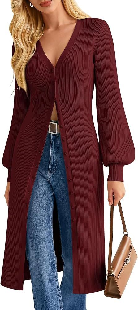 GRACE KARIN Long Cardigans for Women Duster Sweater Coat Fall Outfits 2026 | Amazon (US)