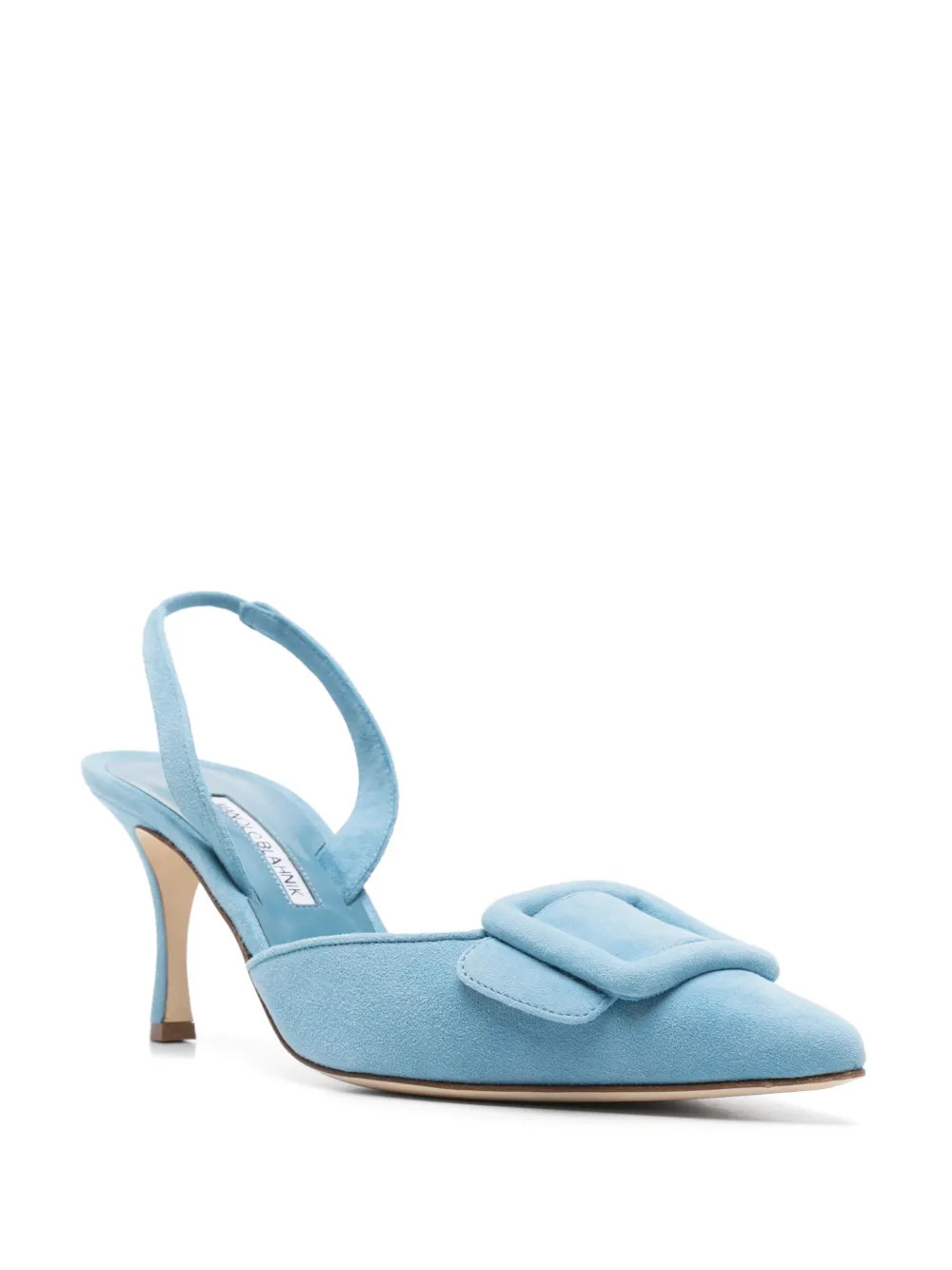Manolo Blahnik Escarpins Maysli 70 Mm | Bleu | FARFETCH FR | Farfetch Global