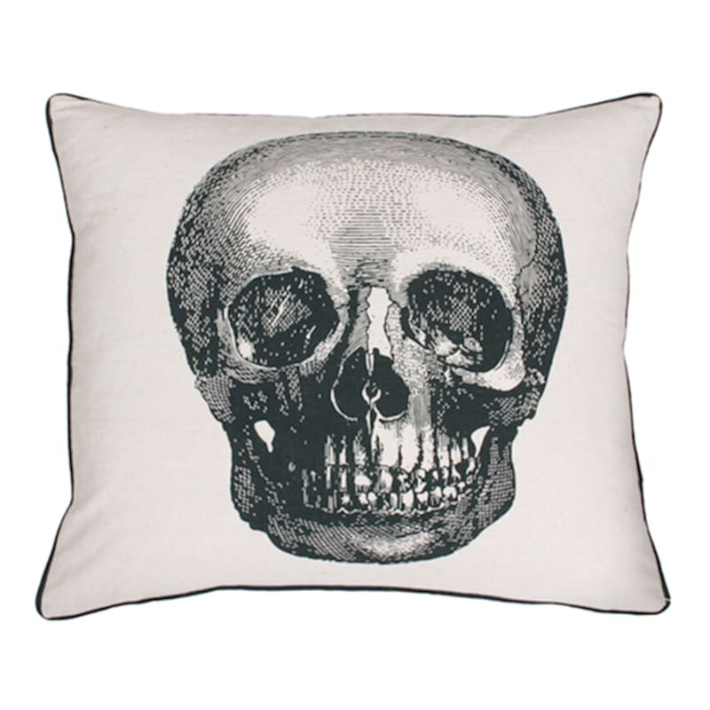Simona Skull Halloween Throw Pillow, 18" | At Home