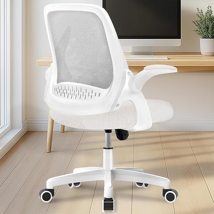 NEO CHAIR Office Desk Computer Gaming Ergonomic Chair Mesh Chair, Ivory | Amazon (US)