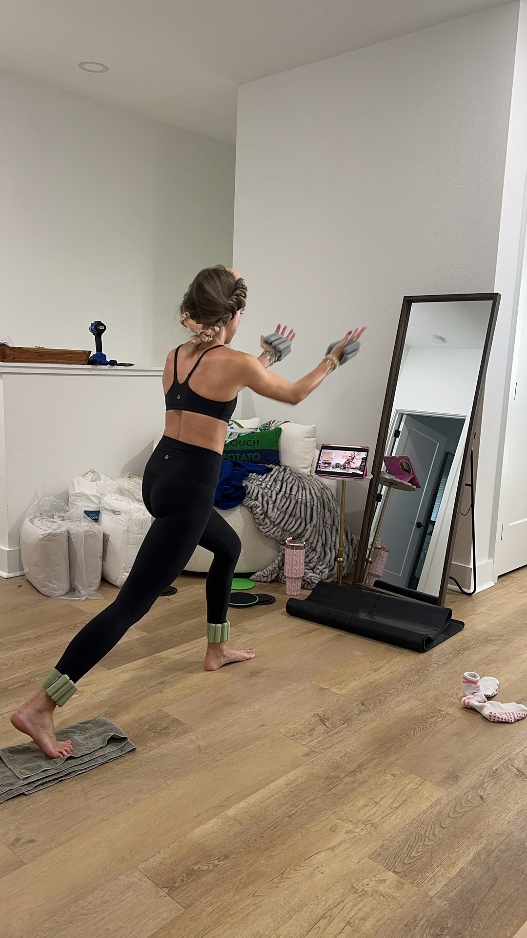 I originally shared my @lululemon like new haul here 🤭 my code SLOANE10 works! You are getting lululemon pieces already at a better price and you get to stack my code too 👏👏👏 

My workout and workout gear for my daily workout. I take pilates classes from @lexfish on Instagram she has a whole online platform and membership! Most of my pilates gear and tools are from Bala. Bala use code SLOANE15. 
#workoutgear #workoutwear #pilates #ootd #outfit #athleticwear #athleticoutfit #bikershorts #sportsbra #pilatesoutfit #athleisure #bala #pilatesworkout #pilateslovers #pilatestiktok #balabangles

#LTKfitnessgoals #LTKActive #LTKmorningroutine