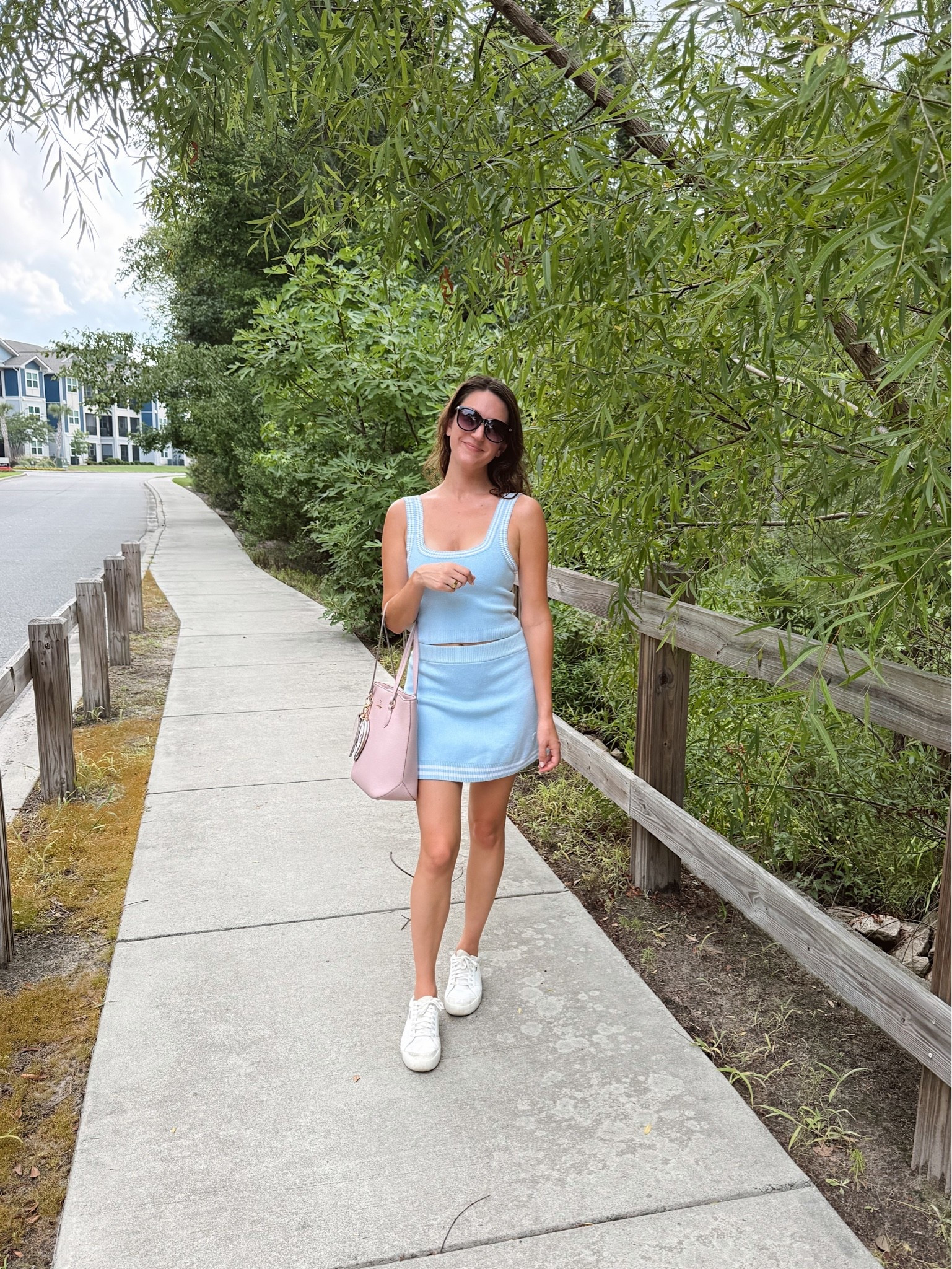 Love this blue skirt set from TJ Maxx

#LTKootd