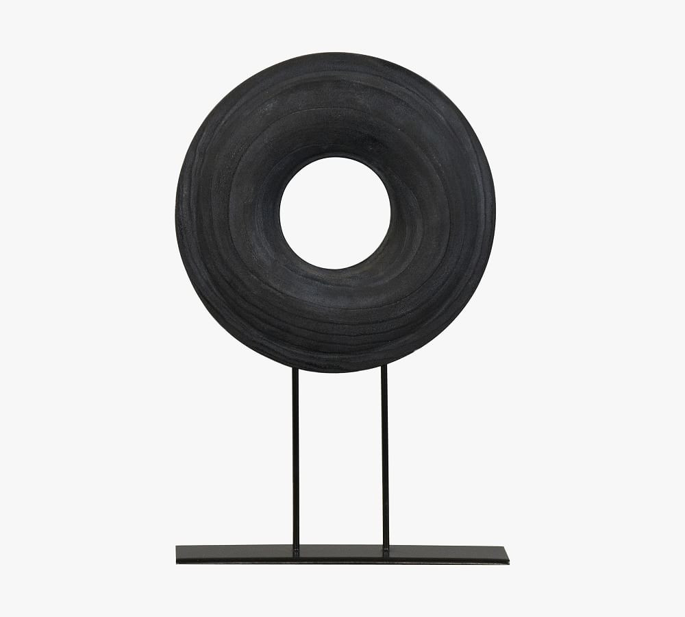 Artem Round Wood Sculpture | Pottery Barn (US)