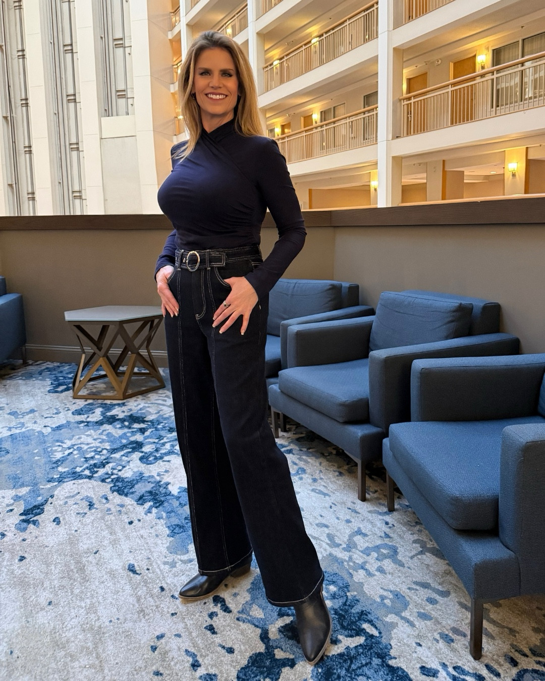 
Elevated Casual Outfit 💙

Designer look without the designer price. The belt detail and stitching on these jeans are everything. Paired with this crossover collared top and simple accessories. All linked below.💙

#LTKfashion #casualoufit #denim #datenightoutfits


#LTKootd #LTKWorkwear #LTKOver40