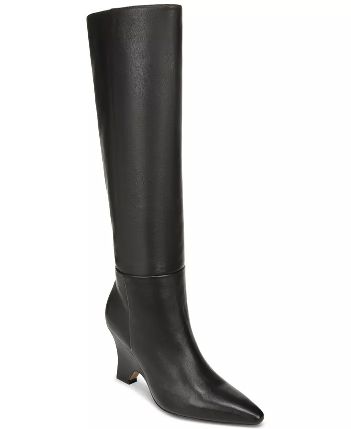 Sam Edelman Women's Vance Sculpted Wedge Dress Boots - Macy's | Macys (US)