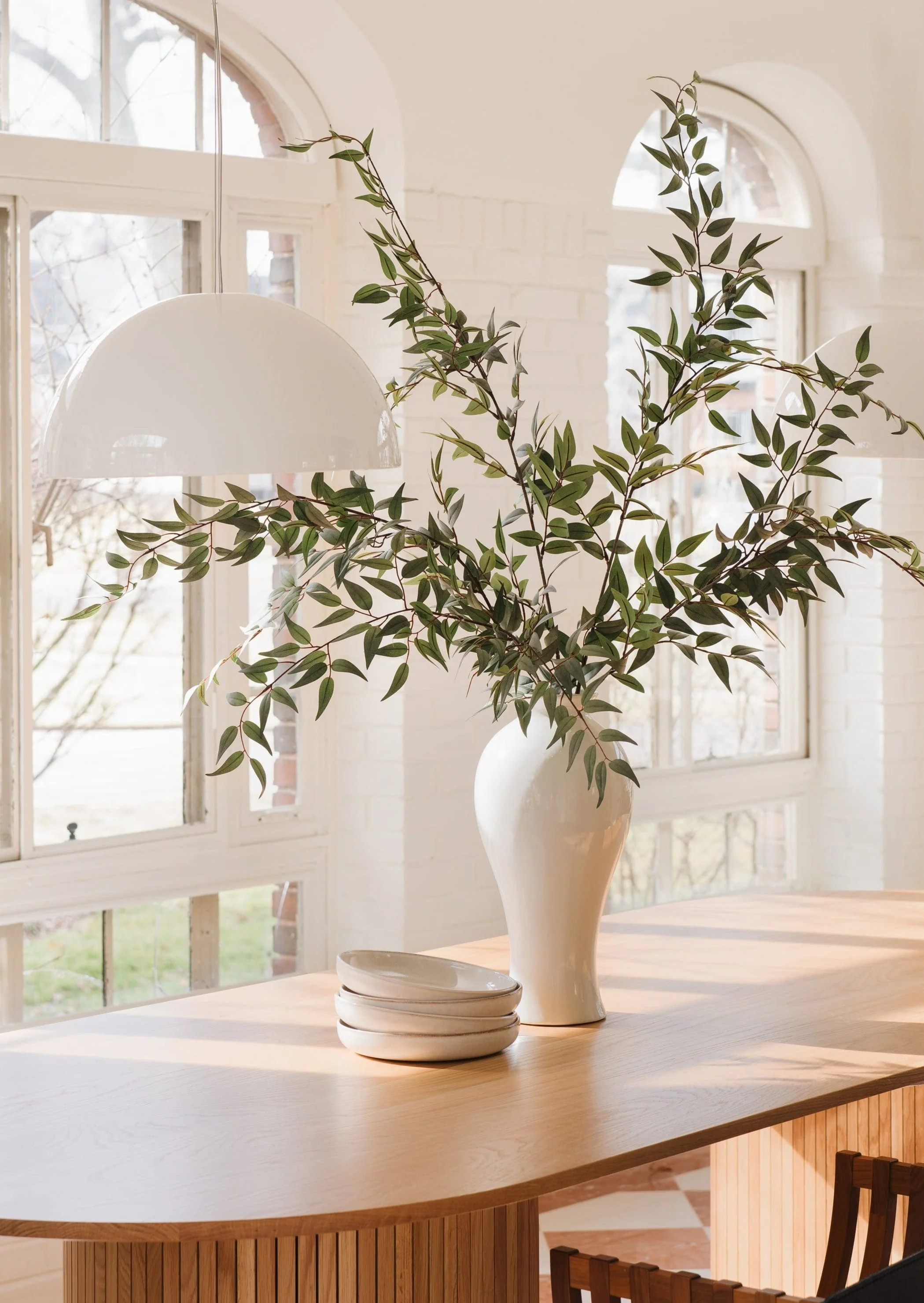 Artificial Leaves Italian Ruscus Branch - 49" | Afloral