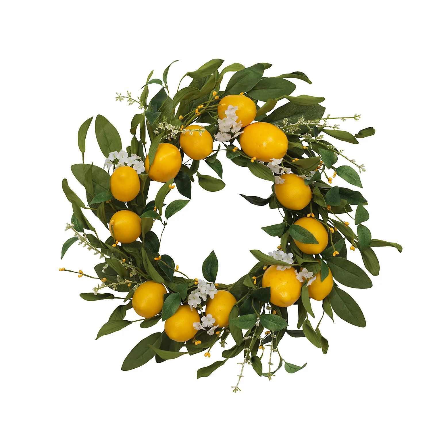 Artificial Lemon Wreath Wall Decor | Kohls | Kohl's