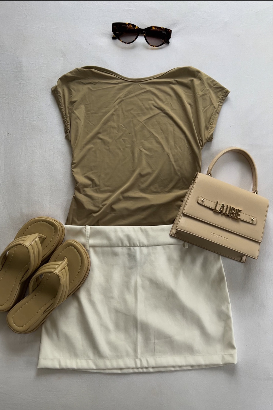summer mini skirt outfit 

#LTKfit