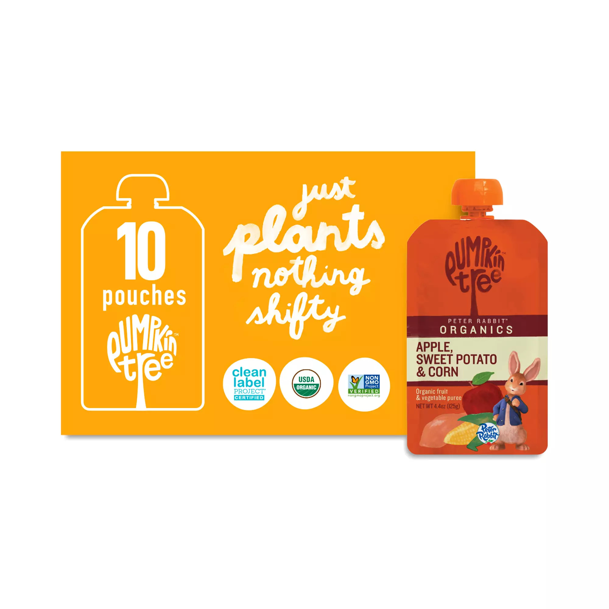 Pumpkin Tree Organics, Apple, Sweet Potato & Corn Pouches | Thrive Market
