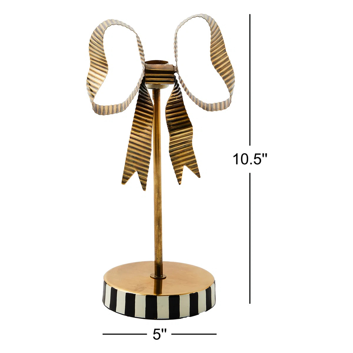 Bow Tall Metal Candle Holder | Wayfair North America