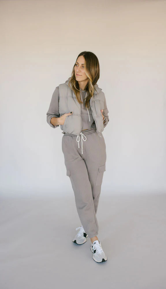 Dillon Puffer Vest - Grey | Fig & Willow