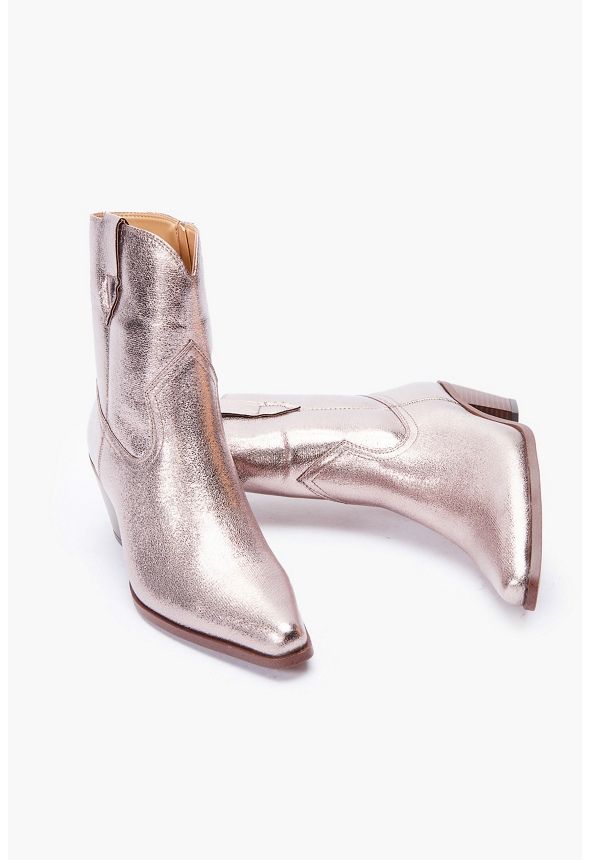 Colby Western Heeled Bootie | JustFab