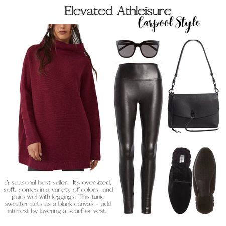 This tunic sweater has been a blog best seller for years along with these high waisted faux leather leggings from a tried and true brand.  Also obsessed with these slippers - a GREAT gift!

#LTKHoliday #LTKSeasonal #LTKfit