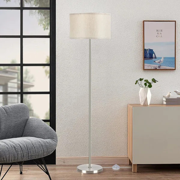 60'' Sliver Traditional Floor Lamp | Wayfair North America