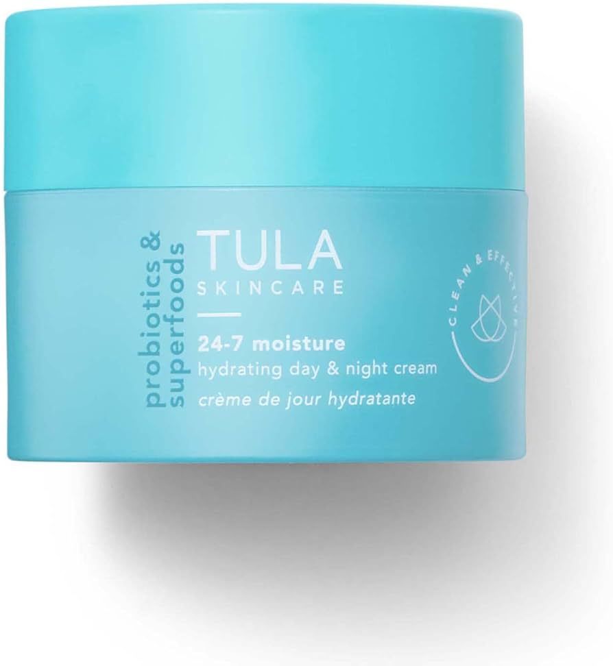 TULA Skin Care 24-7 Hydrating Day & Night Cream - Anti-Aging Moisturizer for Face, Contains Watermelon & Blueberry Extract, 1.5 oz. | Amazon (US)