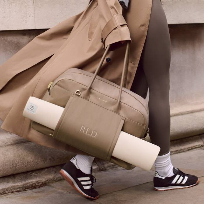 Nylon-Luxe Everyday Holdall in Taupe | Katie Loxton Ltd. (UK)