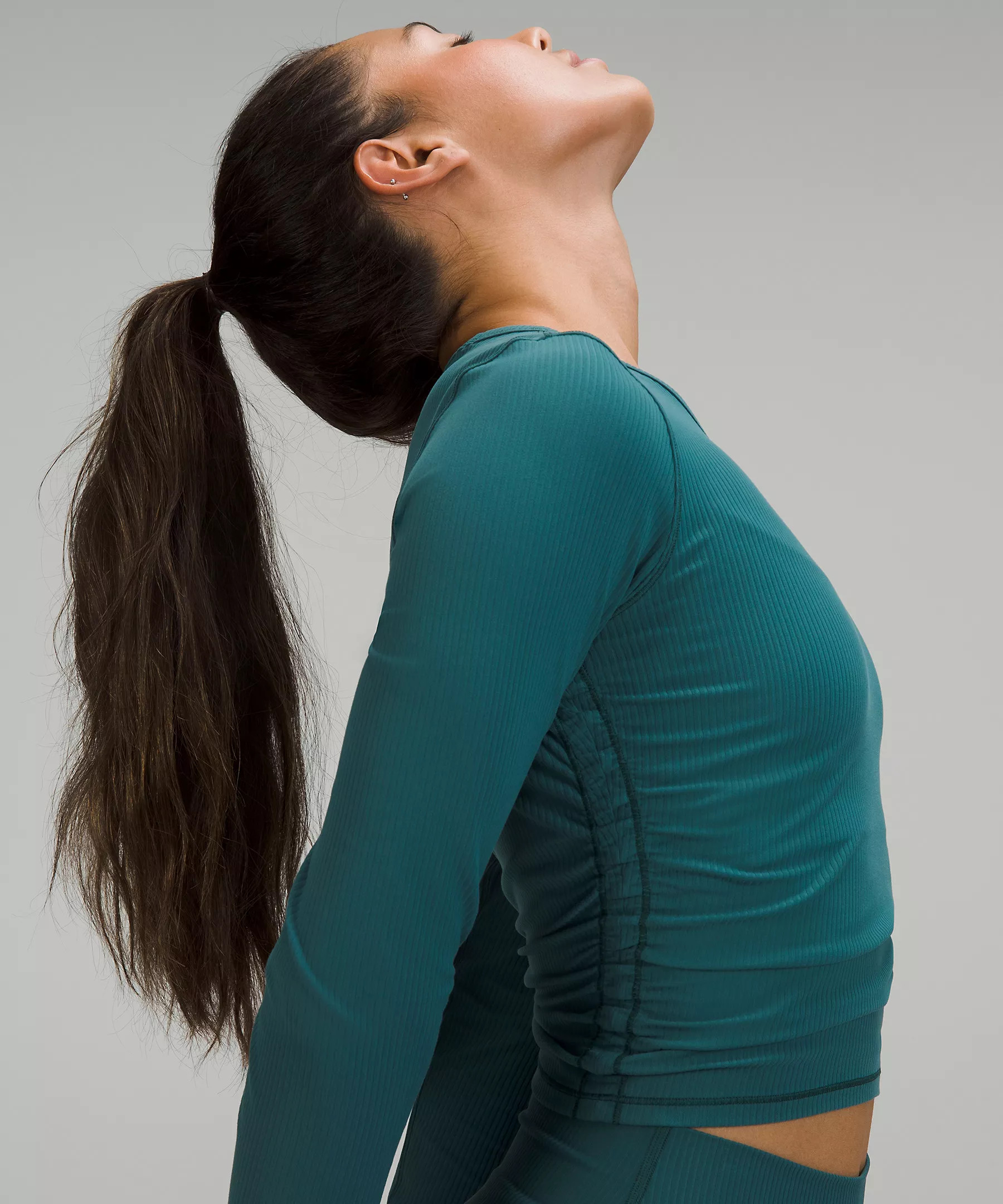 All It Takes Ribbed Nulu Long-Sleeve Shirt | Women's Long Sleeve Shirts | lululemon | Lululemon (US)