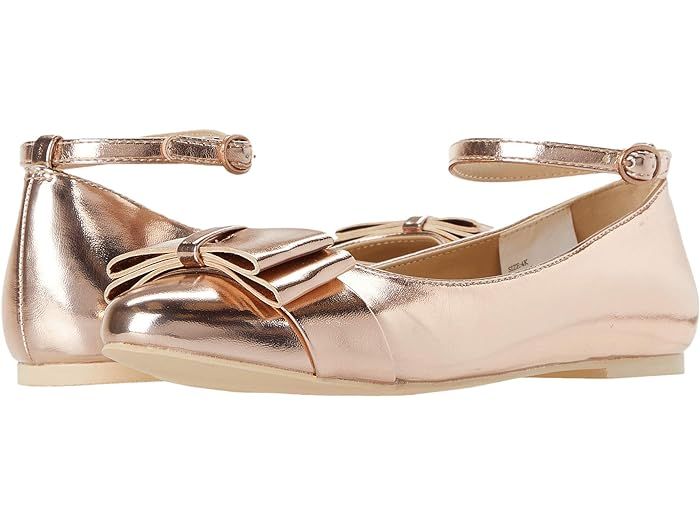 Janie and Jack Metallic Bow Flats (Toddler/Little Kid/Big Kid) | Zappos