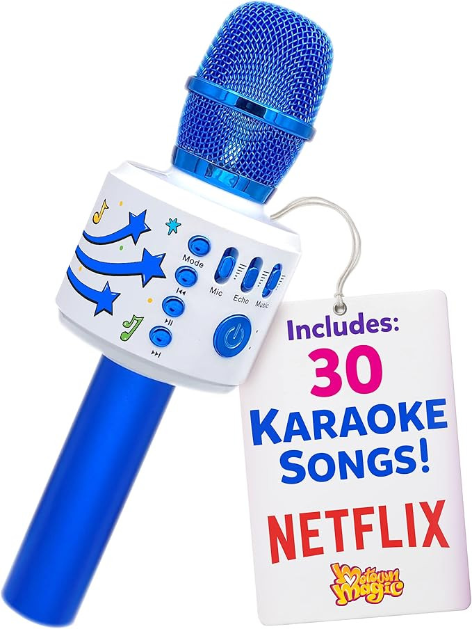 Motown Magic, Bluetooth Karaoke Microphone | Includes 30 Famous Songs |Kids Karaoke Microphone | ... | Amazon (US)