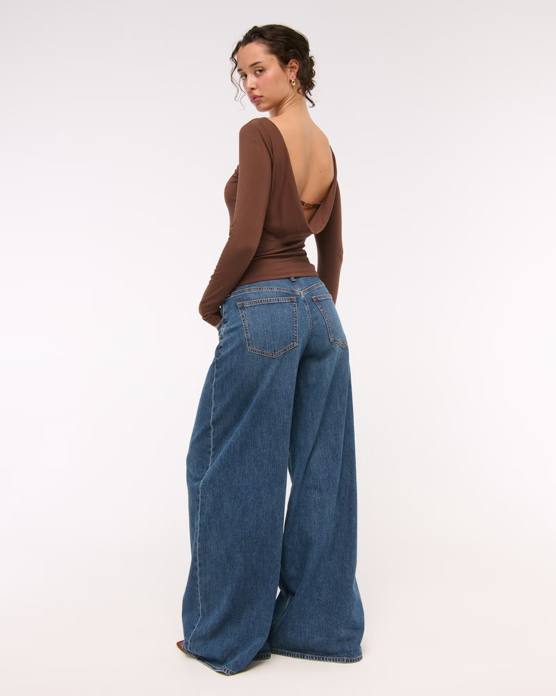 Bra-Free Cowl-Back Hardware Top | Abercrombie & Fitch (US)