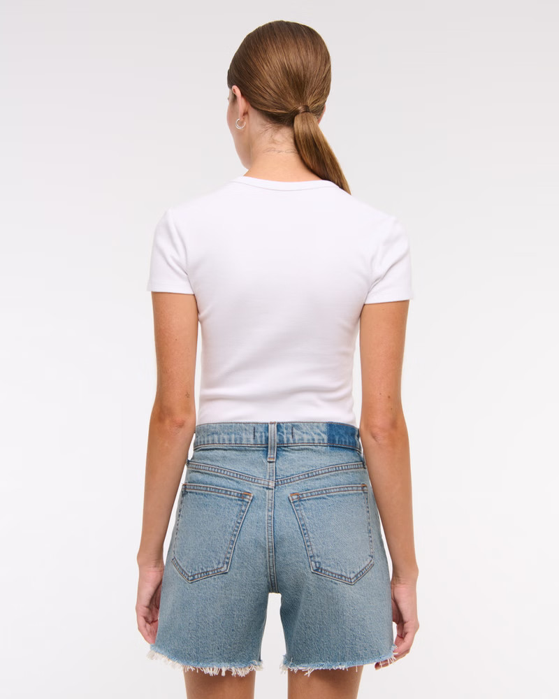 High Rise Dad Short | Abercrombie & Fitch (US)