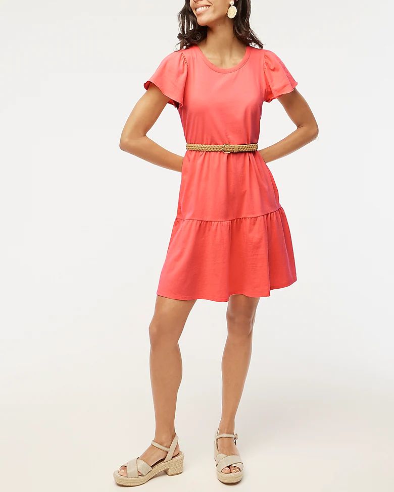 Knit tiered mini dress | J.Crew Factory