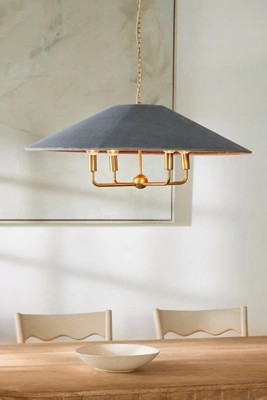Lulu Velvet Chandelier | Anthropologie (US)