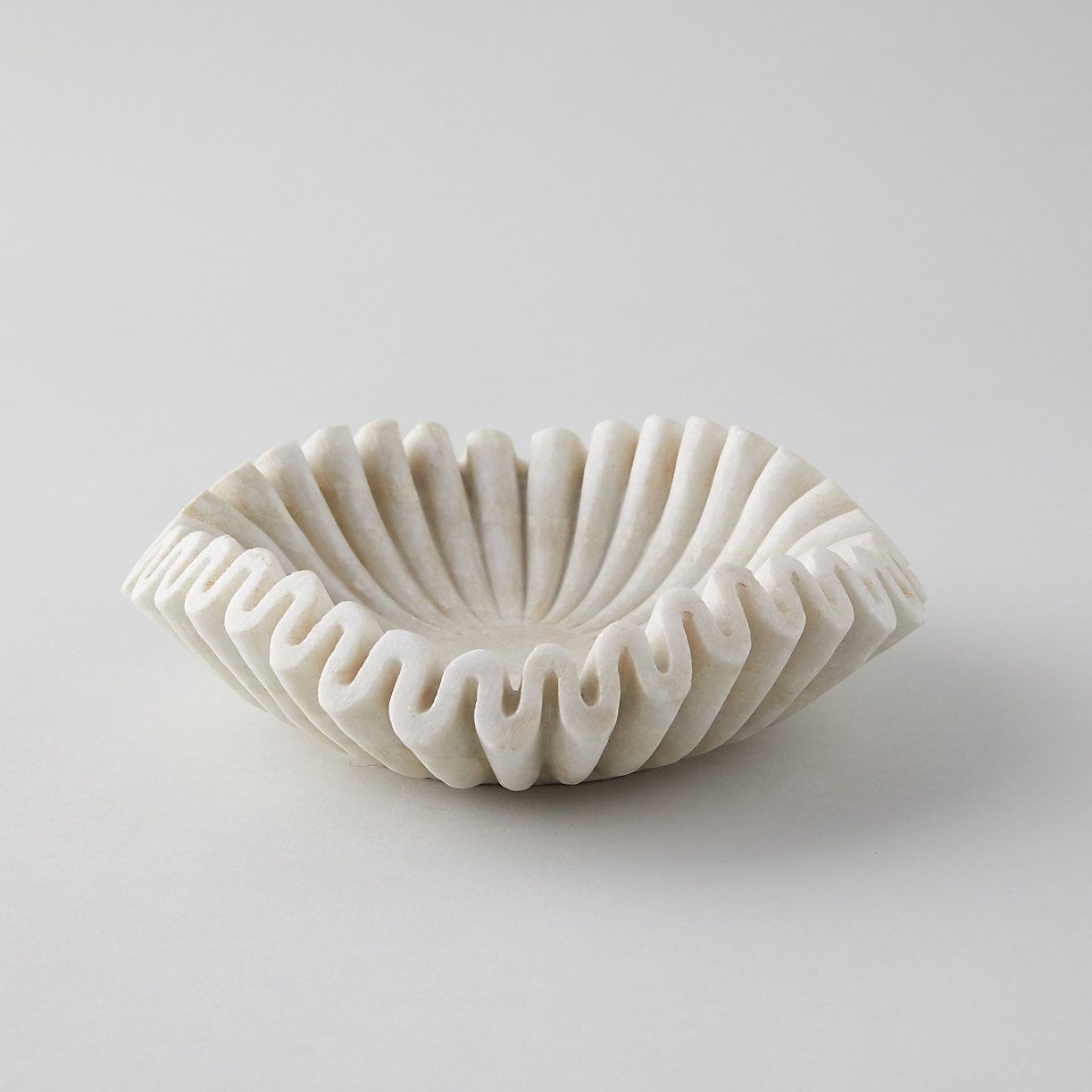 Ruffled Marble Bowl | Terrain