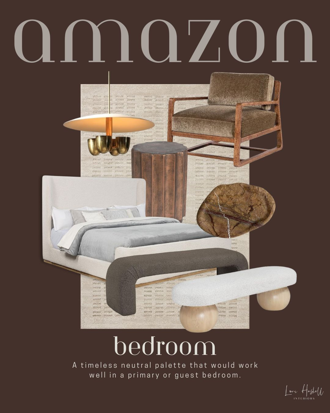 A cozy neutral bedroom design. 

 #LTKOver40 #LTKHome #LTKStyleTip