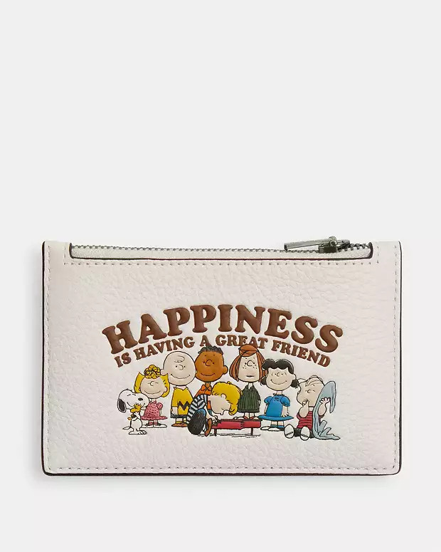 Coach X Peanuts Zip Card Case | Coach Outlet US