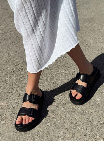 Ma Belle Sandals Black | Princess Polly US