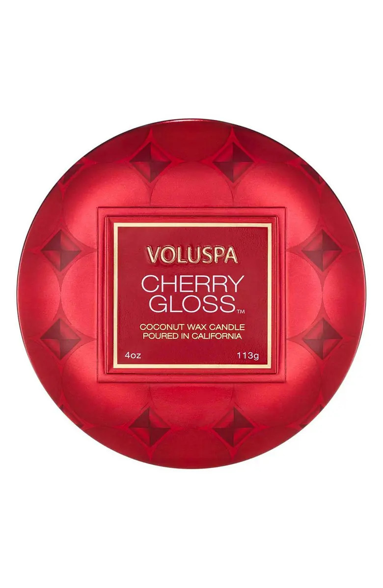 Cherry Gloss Mini Tin Candle | Nordstrom