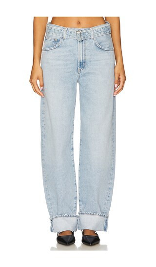 AGOLDE Cuffed Taper Jeans in Blue. - size 31 | Revolve Clothing (Global)