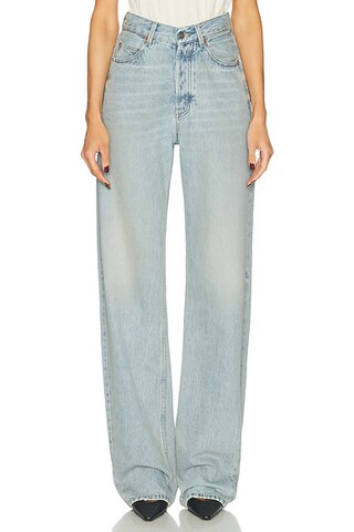 High Waisted Wide Leg Jeans | FWRD 