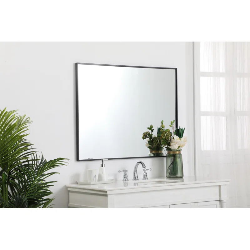 Sabine Metal Rectangle Wall Mirror | Wayfair North America