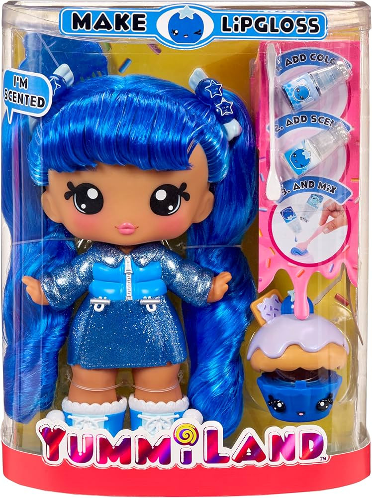 Yummiland Large Doll + Lipgloss Pet- Rory Blueberry, Age 4+ | Amazon (CA)