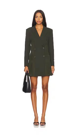 Smith Blazer Mini Dress in Everest | Blazer Dress Outfit | Green Mini Dress | Revolve Clothing (Global)