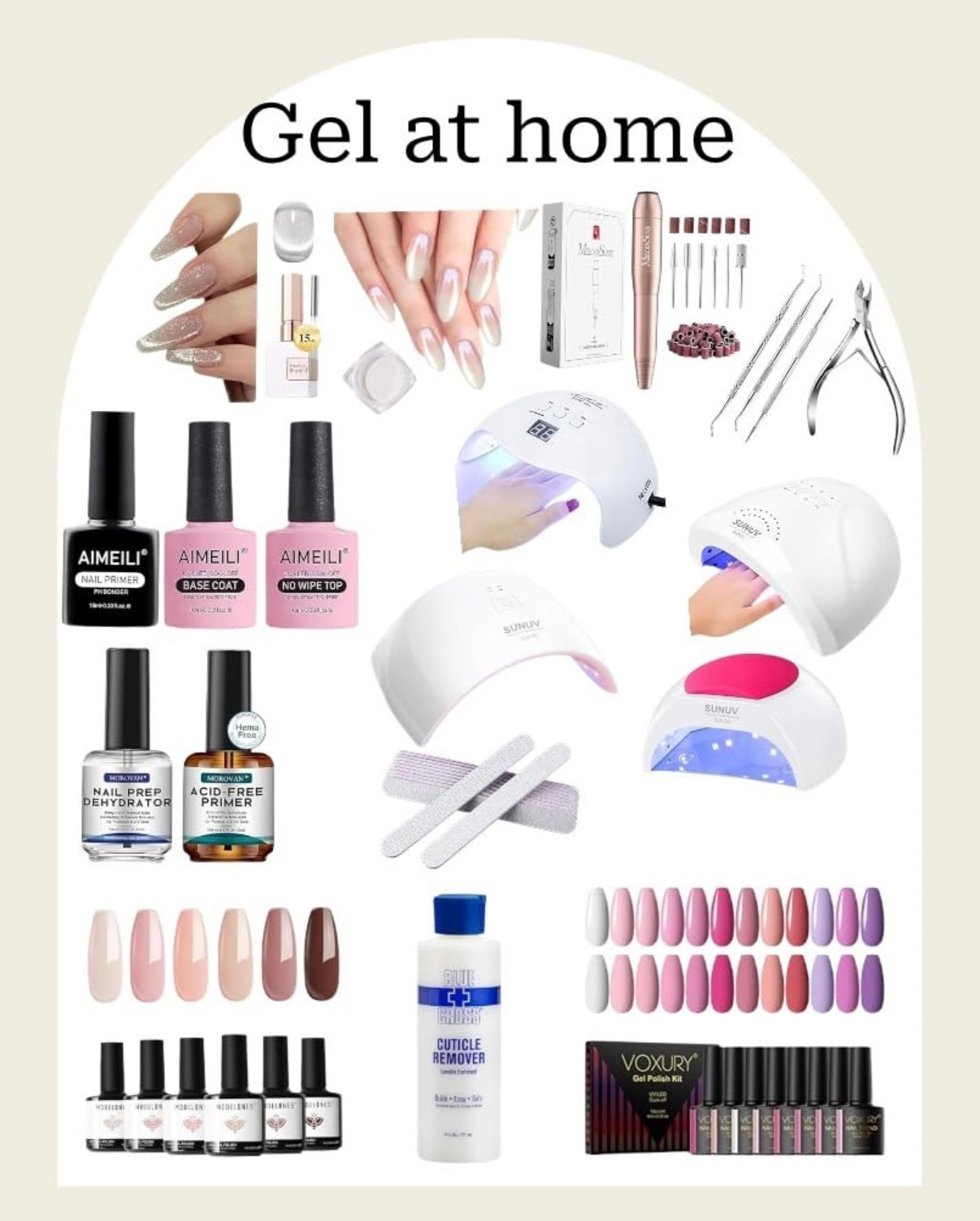 I haven’t paid for a mani pedi in years with exception of my wedding three years ago!!

I have had these gel nail manicure items at home and the polishes last forever it seems! Everything they use at the salon for the same price but!!  Over 1000+ manicures and pedicures 
At home. 
I love to save money if I can by doing something at home. I’ve never been happy with how my nails were done no matter where I went. Doing them at home gives me control of the shape and length of my nails and perfecting them to my standards. 


#LTKStyleTip #LTKFindsUnder50 #LTKBeauty